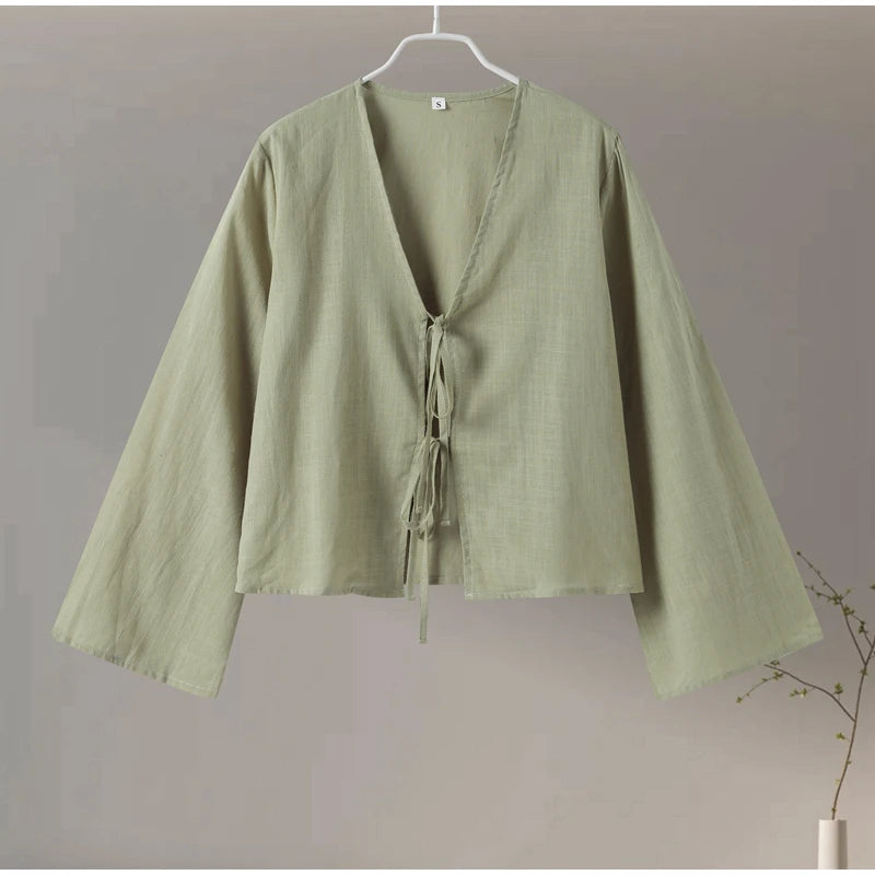 Camisa lino lazo
