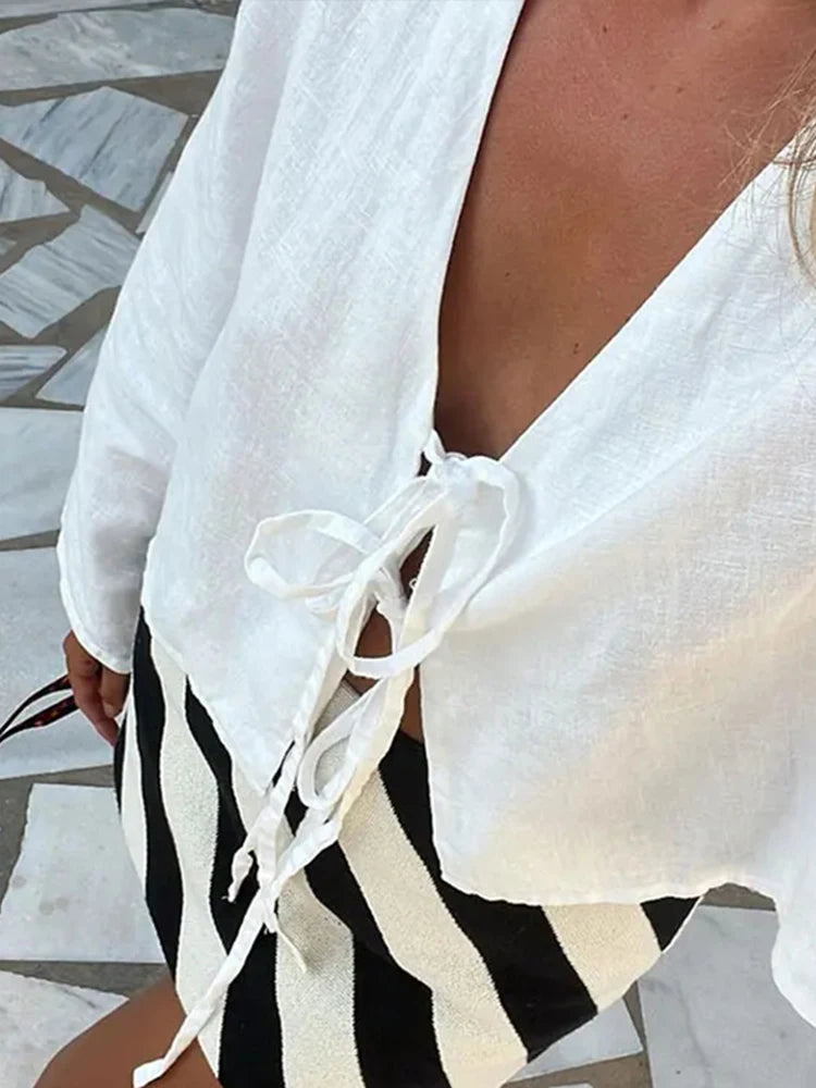 Camisa lino lazo