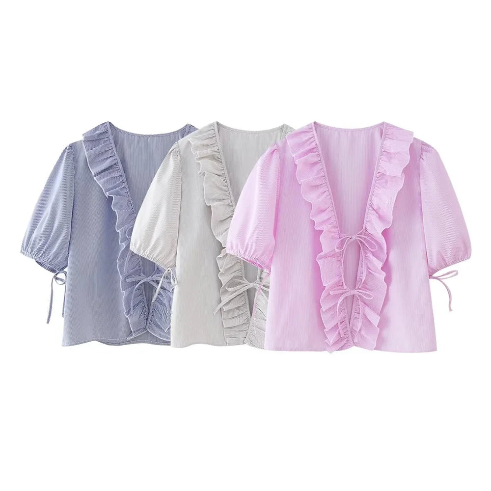 Blusa ruffle
