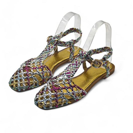 Sandalias tejidas