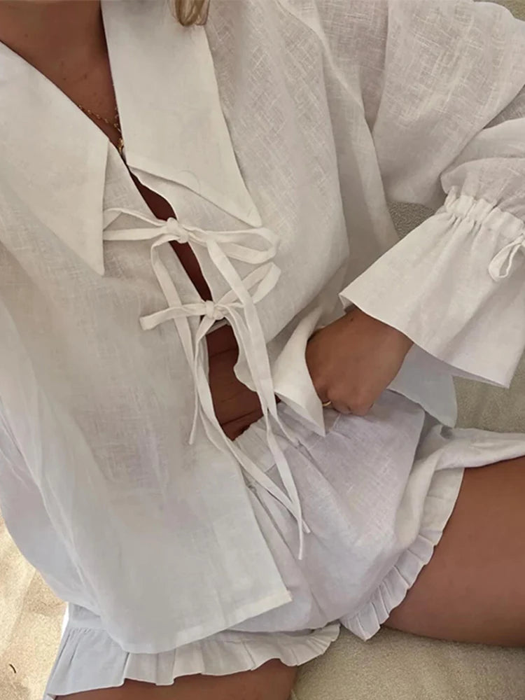 Conjunto lino blanco