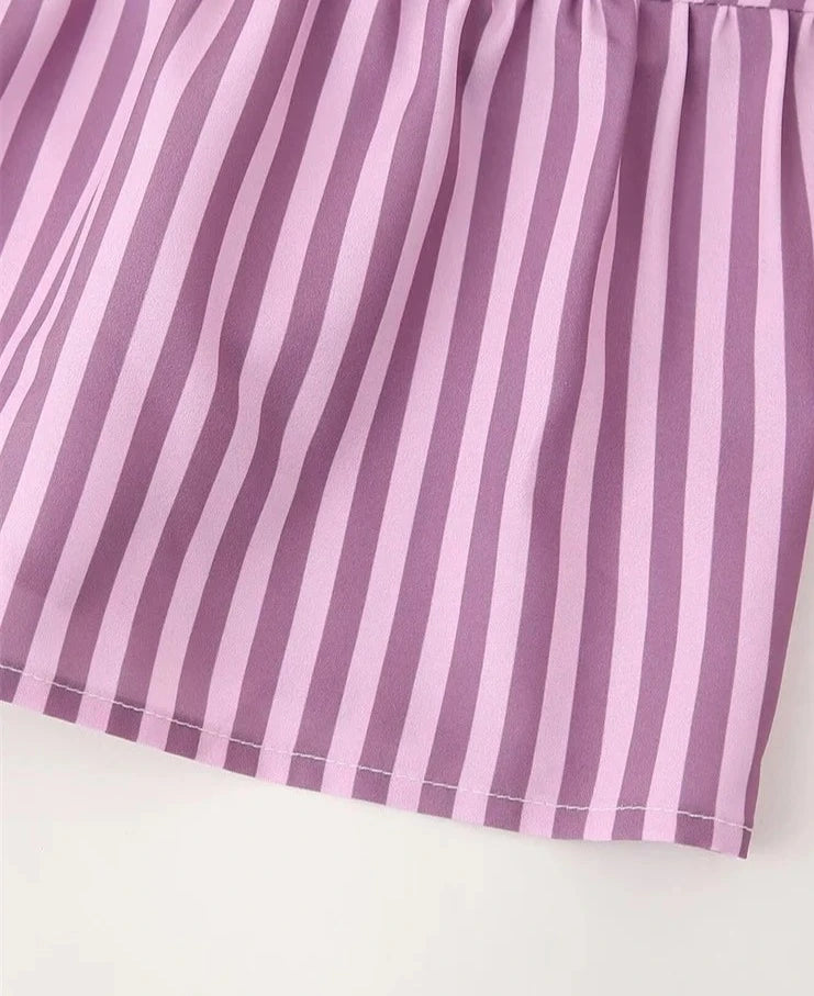 Camisa Rayas morada