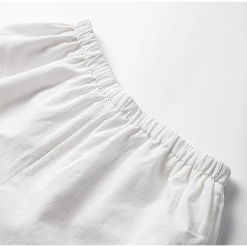 Conjunto lino blanco
