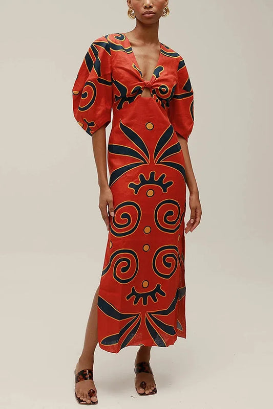 Vestido Martina rojo
