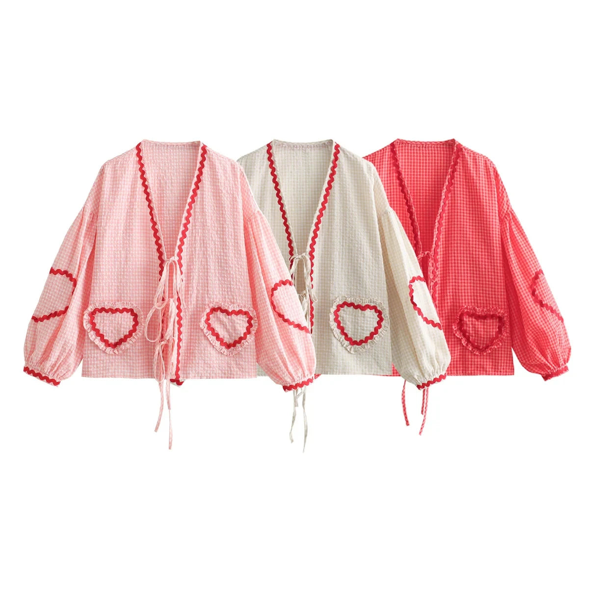 Blusa corazones