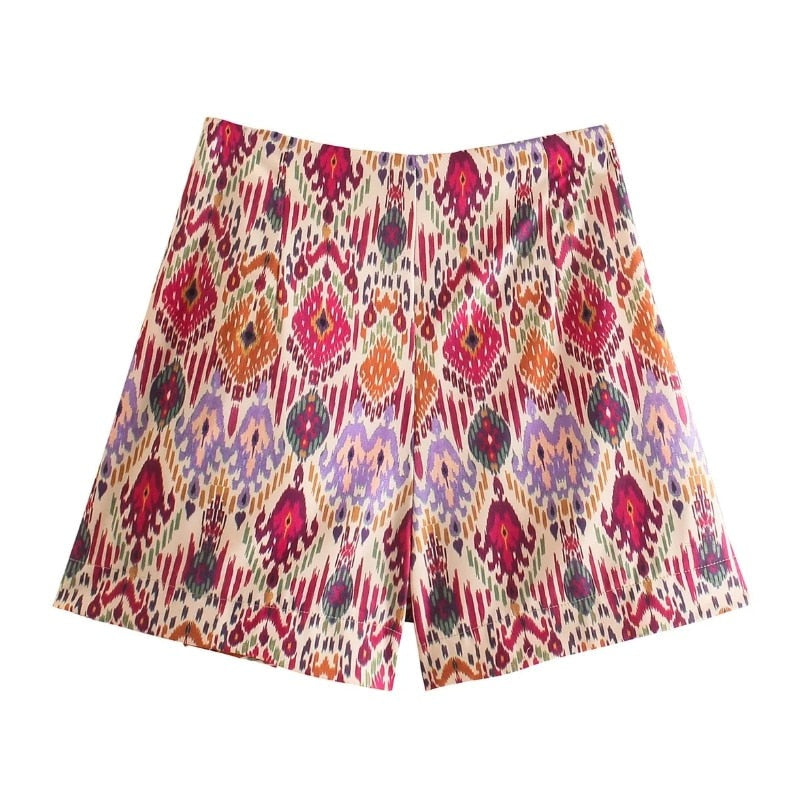 Falda pantalón y camisa